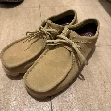 Clarks Originals 모카신 베이지 Vibram 밑창