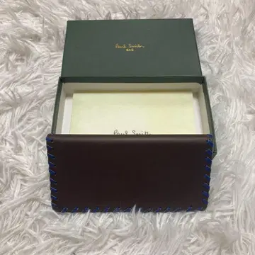 Paul Smith 카드 케이스 브라운 뜨개질