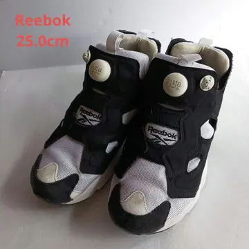 리복 스니커즈 25.0cm 블랙 x 화이트