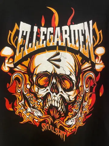 ELLEGARDEN SKULLSHIT 콜라보 티셔츠