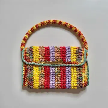TSUMORI CHISATO 츠모리치사토 컬러풀 바스켓백 미사용