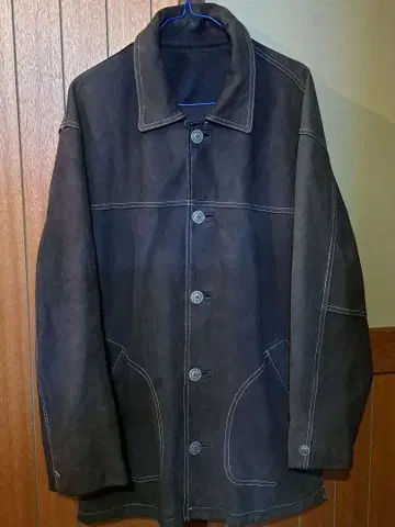 소가죽 레더 커버올 레더 초아 코트 레더 워크 자켓 한국제