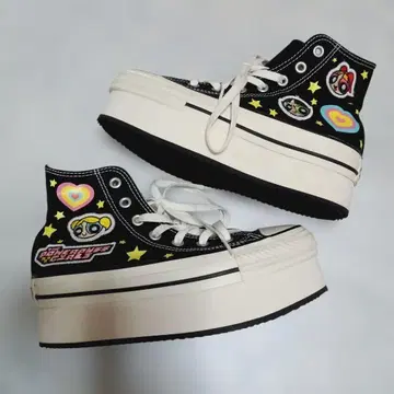 Converse The Powerpuff Girls 통굽 스니커즈 새상품