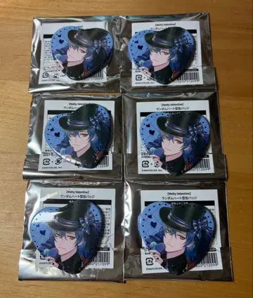 니지산지 Melty Valentine 하트 캔뱃지 밀란 케스트렐