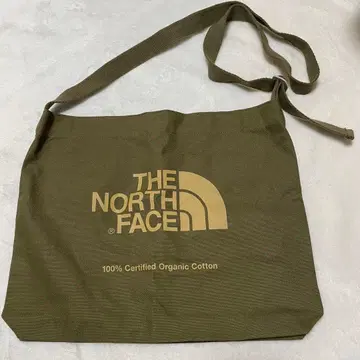 THE NORTH FACE 오가닉 코튼 숄더백 카키