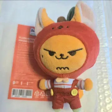 팬춘 봉제 인형 키링 ~ 사과의 뿔바투 한국 팝업
