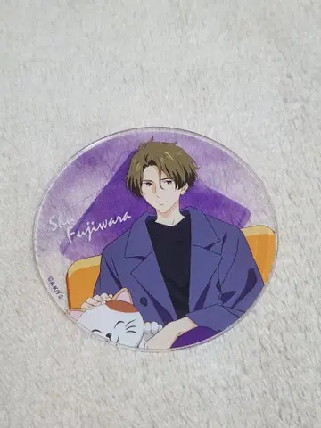 츠루네 이어지는 한 발 후지와라 슈 마네키네코 아크릴 코스터