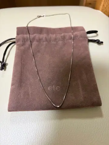 ete 로우 베네치안 체인 목걸이 길이 약 45cm