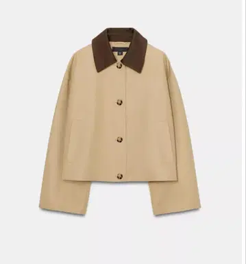 ZARA 숏 트렌치코트 자켓 베이지
