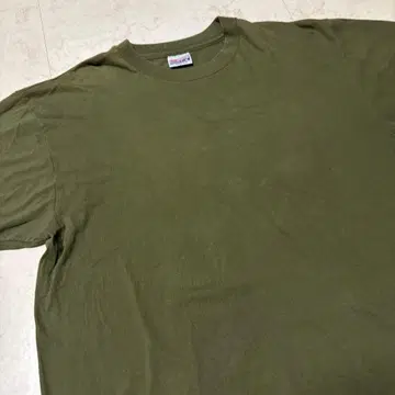 Hanes 헤인즈 올리브 T셔츠 무지 블랭크 빈티지 90's.
