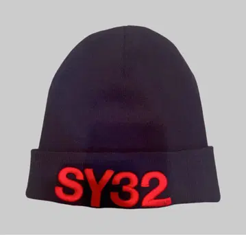 SY32 니트 모자 비니 네이비