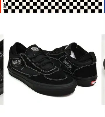 VANS Safe Low 블랙 스니커즈