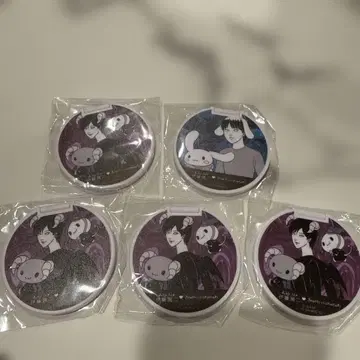 이토 준지 산리오 캐릭터즈 슬라이드 거울 5종 세트