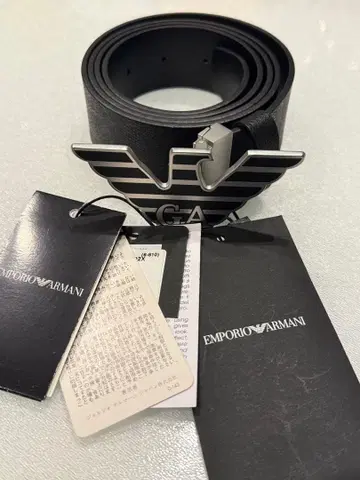 ARMANI 아르마니 가죽 벨트 미사용 새상품