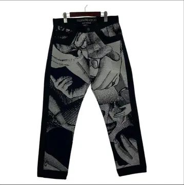 ISSEYMIYAKE x TADANORI YOKOO 자인 데님 인디고