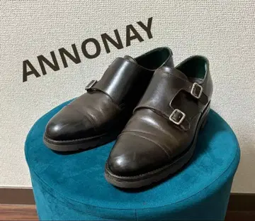 BENSON SHOES 더블 몽크 다크 브라운 UK6.5