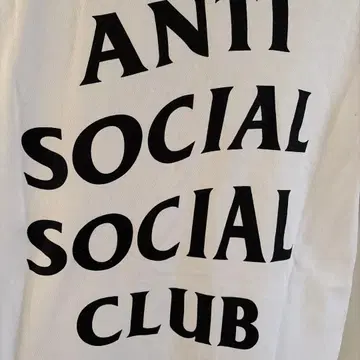 ANTI SOCIAL SOCIAL CLUB 티셔츠 화이트 M
