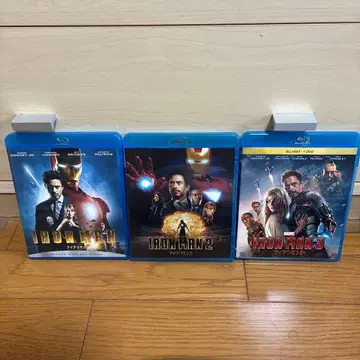 아이언맨 1, 2, 3 블루레이 전 3작품 세트 Blu-ray 마블