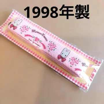 [레트로 당시물] 마론 크림 가방용 테이프 핑크 산리오 미사용 새상품