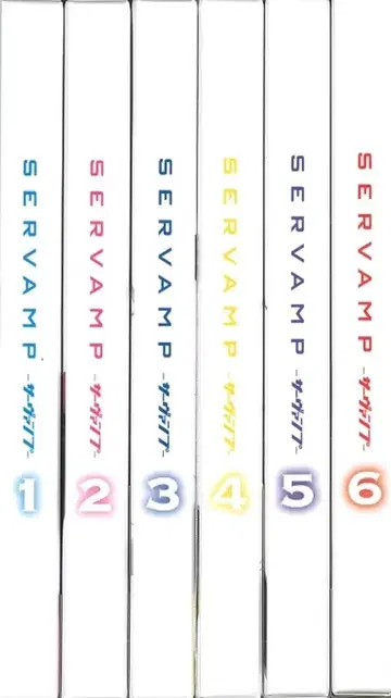 애니메이션 DVD SERVAMP-서뱀프- 전 6권 세트