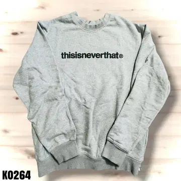 thisisneverthat 그레이 맨투맨 트레이닝복 M K0264