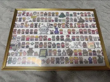 MOTHER2 기그의 역습 도트 그림 포스터 액자 포함