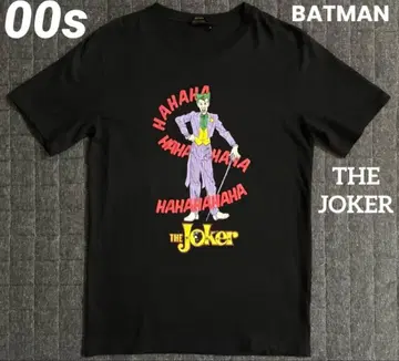00s DC Comics 배트맨 조커 티셔츠 블랙 L