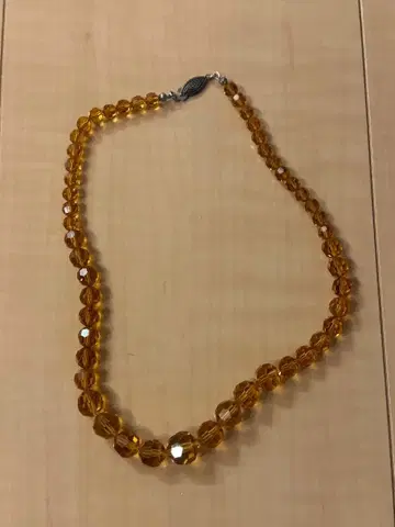 silver 앰버 여성용 목걸이