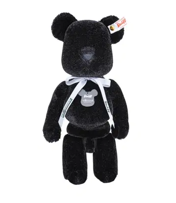 BE@RBRICK x STEIFF BLACK 슈타이프 베어브릭 블랙