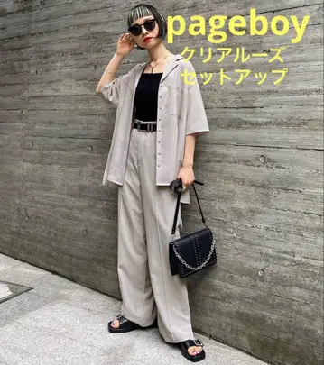 페이지보이 클리어 루즈 셋업
