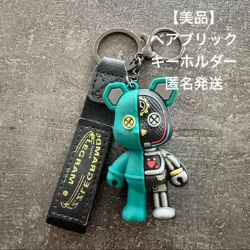 [새상품급] 베어브릭 사이버 펑크풍 베어형 키링