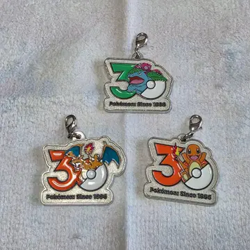 포켓몬스터 30주년 메탈 참 마스코트 파이리 리자몽 -
