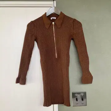 FUMIKA_UCHIDA/Lame knit 후미카_우치다/리브 니트 라메