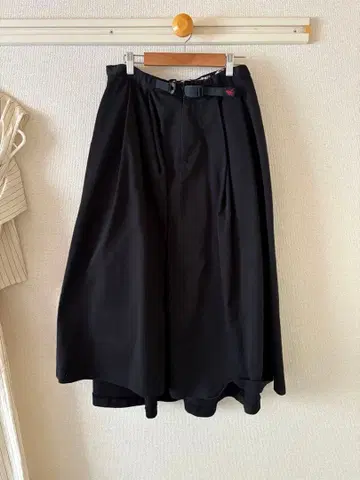 그라미치 디키즈 와이드 롱 스커트 블랙
