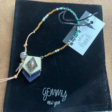 Gemmy New York 앵클릿 비즈 프린지