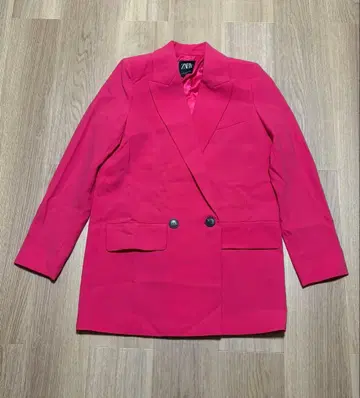 ZARA 여성용 테일러드 자켓 핑크 XS 새상품급