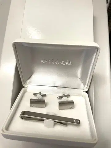 스미요시타이샤 커프스 링크스 넥타이핀 세트