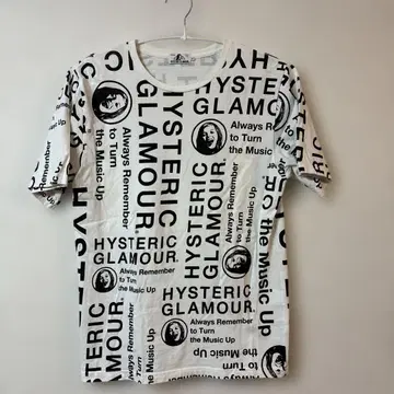 HYSTERIC GLAMOUR 올 패턴 로고 T셔츠 M 사이즈