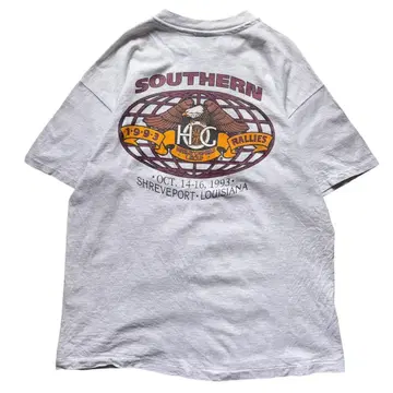 90s Harley Davidson HOG USA제 T 싱글 스티치