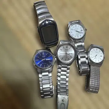 CASIO ORIENT 손목시계 묶음 판매 5개 세트