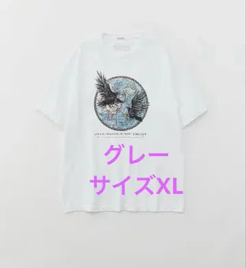 NICENESS 나이스니스 T셔츠 야타가라스 그레이 사이즈 XL