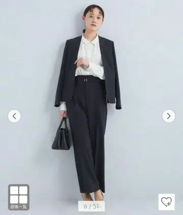 새상품급 그린 라벨 릴랙싱 파우더 와이드 팬츠 36