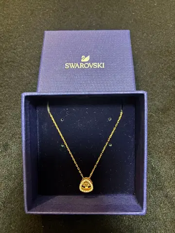 스와로브스키 SWAROVSKI 목걸이 로즈 골드