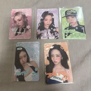 itzy motto makestar 특전 트레이딩 카드