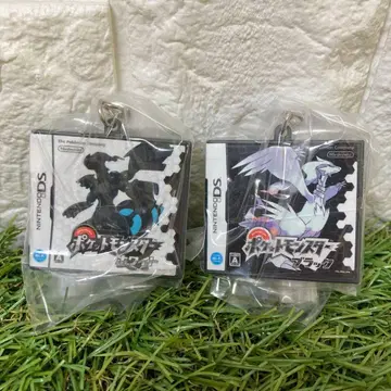 포켓몬 패키지 & 게임 카드 키링 컬렉션 블랙 화이트
