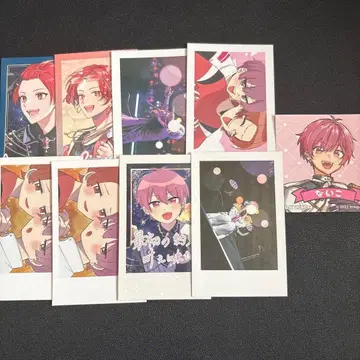 이레이스 리우라 나이코 빨간조 폴라로이드 카드 씰