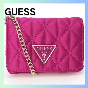 새상품급 게스 GUESS 퀼팅 체인 숄더백 마이크로 미니