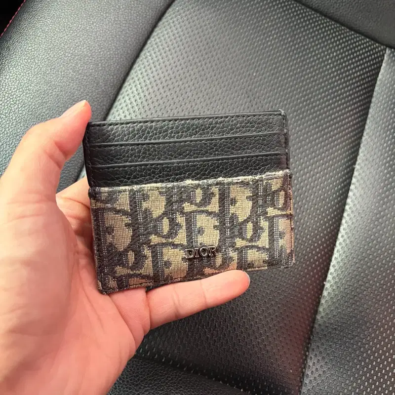 디올 오블리크 카드지갑