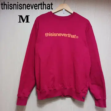 thisisneverthat 맨투맨 트레이닝복 M 레드