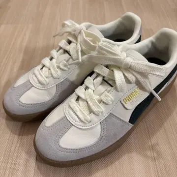 PUMA PALERMO 스니커즈 24.0 화이트 그린